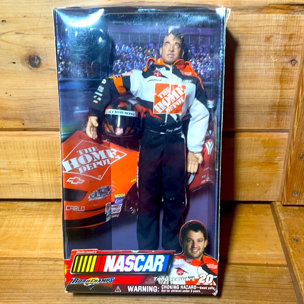 Nascar "Tony Stewart" - Road Champs Doll 2003 Home Depot #20 (NIB)